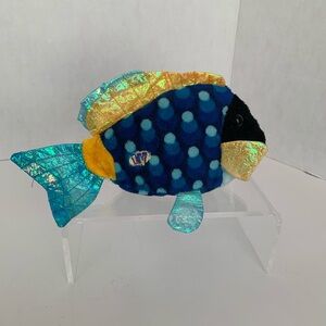 GANZ Lil 'Kinz Blue Triggerfish Webkinz Stuffed Animal Plush Toy Boys Girl
